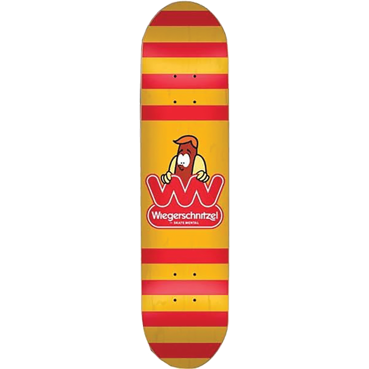 SKATE MENTAL WIEGER GLIZZY DECK 8.00