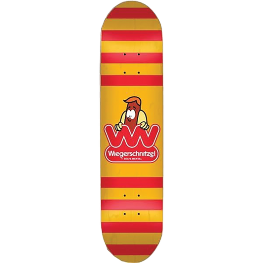 SKATE MENTAL WIEGER GLIZZY DECK 8.00